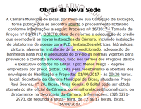 Obras da Nova Sede